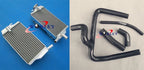 Aluminum Radiator & BLACK Y Silicone Hoses for Honda CR250 CR250R (2005-2007)