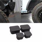 Set of 4 Front Axle Plugs Bridge Covers Rubber for Ford Bronco (2021–2022)