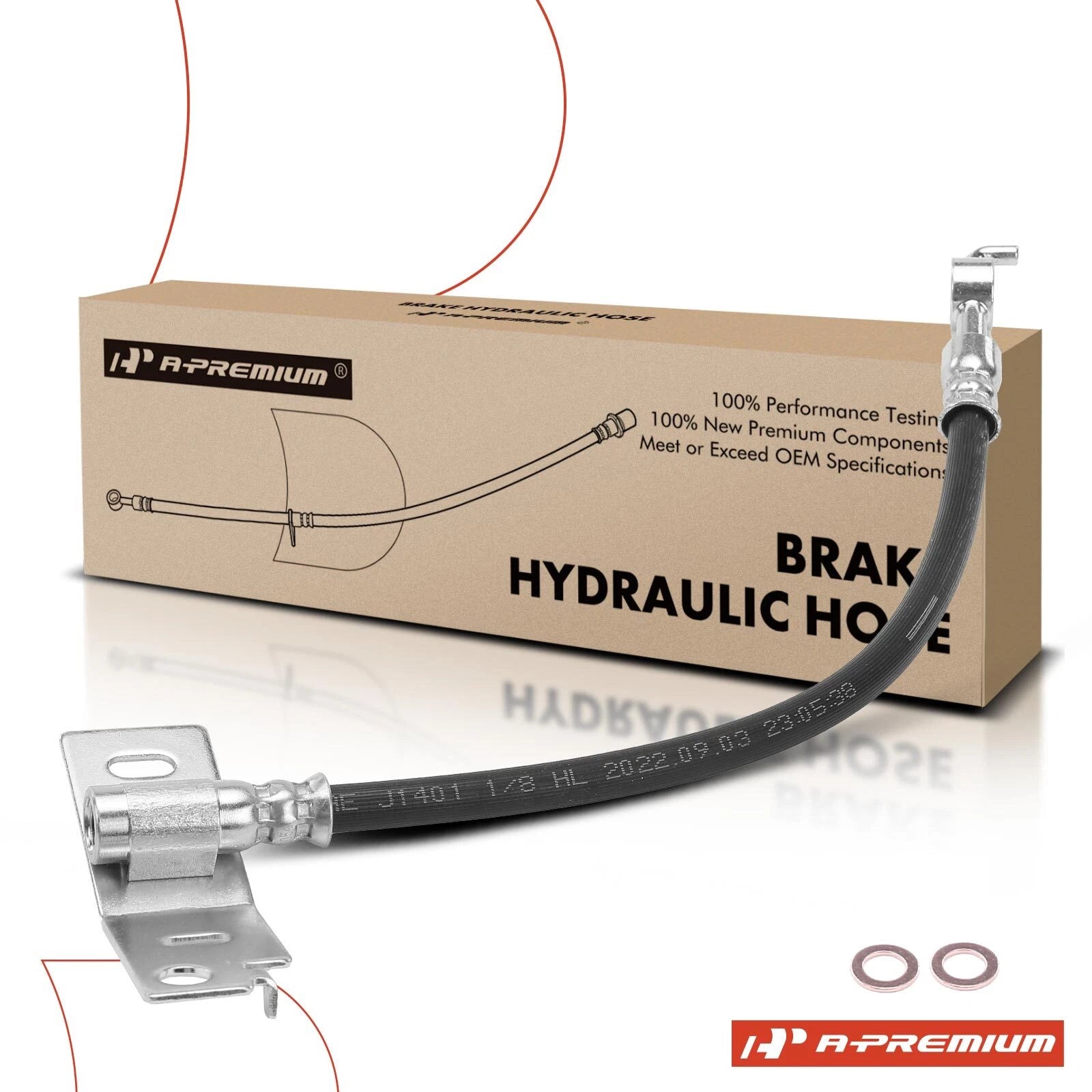 Rear Left Brake Hydraulic Hose for Ford F-150 (2004–2021)