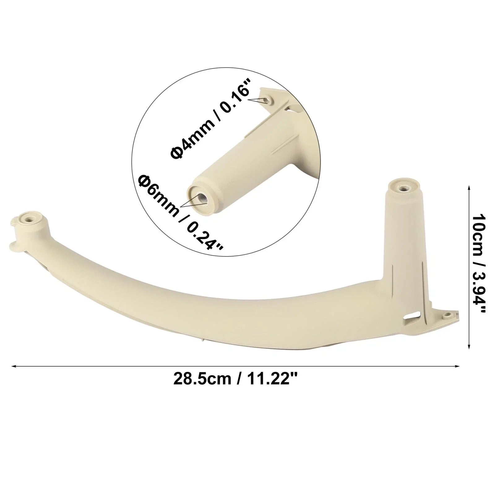 Door Pull Handle Inner Door Panel Trim Grab Cover Left Rear for BMW X5 X6