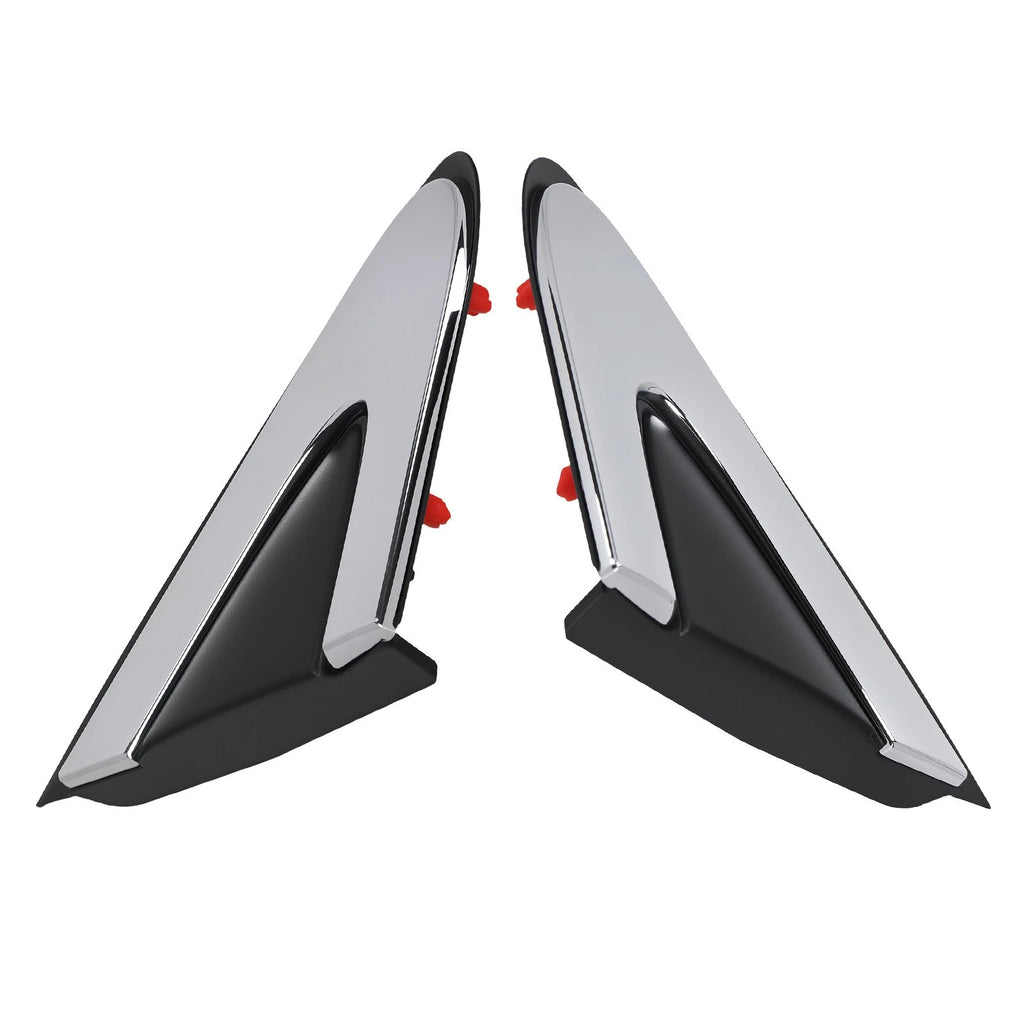 Set of 2 Mirror Flag Applique Trim for Chrysler 200 (2015–2017) 5NJ501XFAB Chrome LH RH