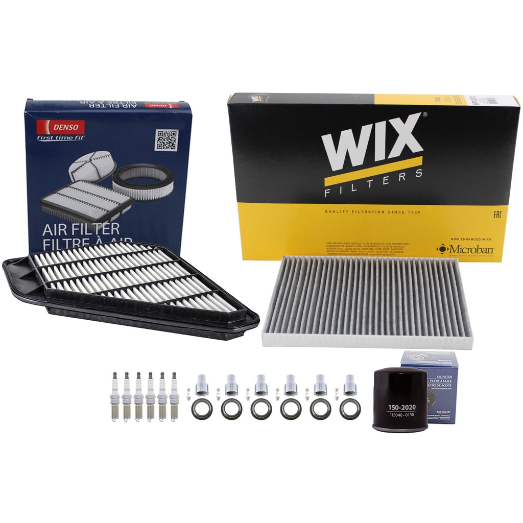 Tune Up Kit with NGK 6 Spark Plugs & Boots for Acadia Enclave Traverse (2007–2017)
