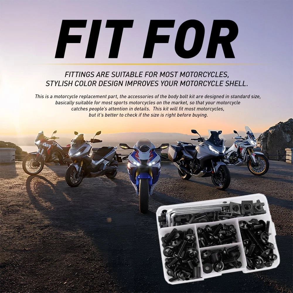 195Pcs Fairing Bolts Kit for Honda GROM MSX125 (2013–2018)