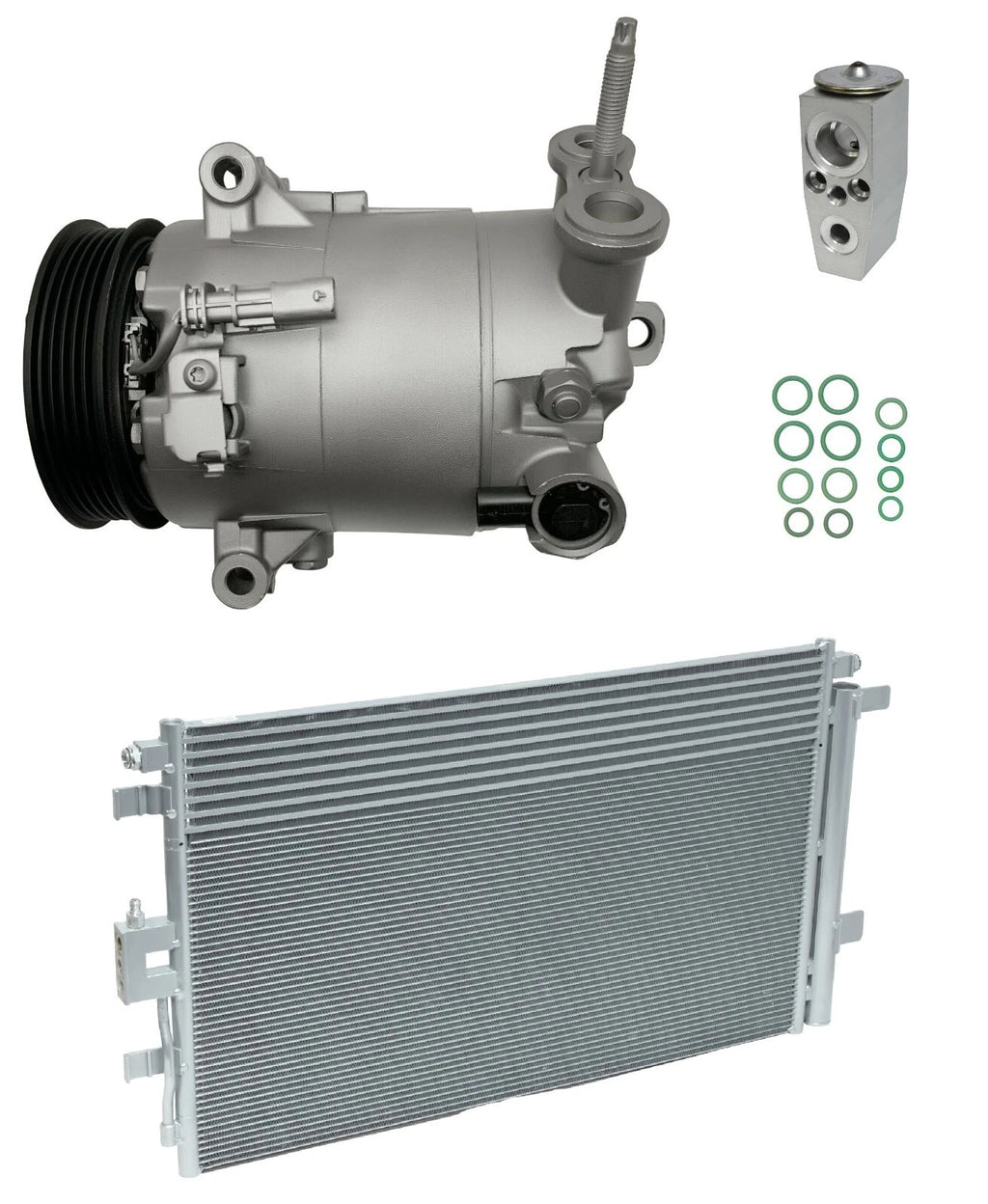 AC Compressor Kit with Condenser for GMC Terrain 1.5L (2021–2024)