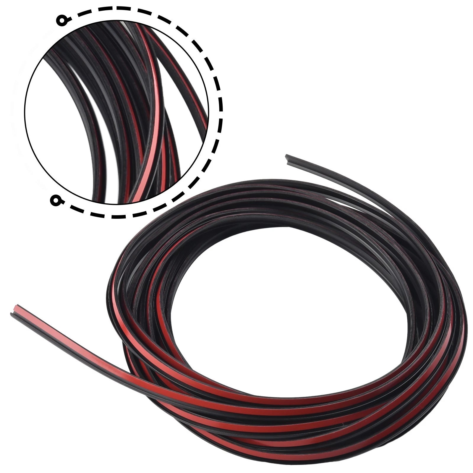 5M Rubber Seal Strip Edge Protector for T-Type Car