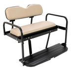 Rear Seat Kit for EZGO Marathon Golf Cart (Pre-1994) Flip-Folding Tan