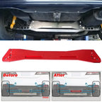Red Rear Lower Control Arms + Subframe Brace + Tie Bar for Honda Civic EG (1992–1995)