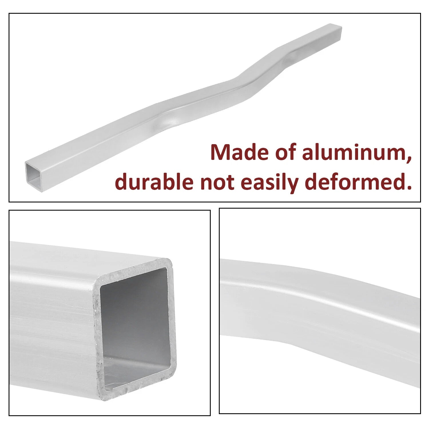 Aluminum Crossmember for Boat Trailer Frame (3"x 3"x 72")