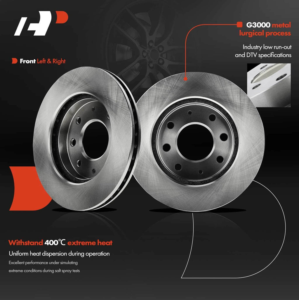 Front Disc Brake Rotors for Hyundai Tiburon Elantra Mitsubishi Galant