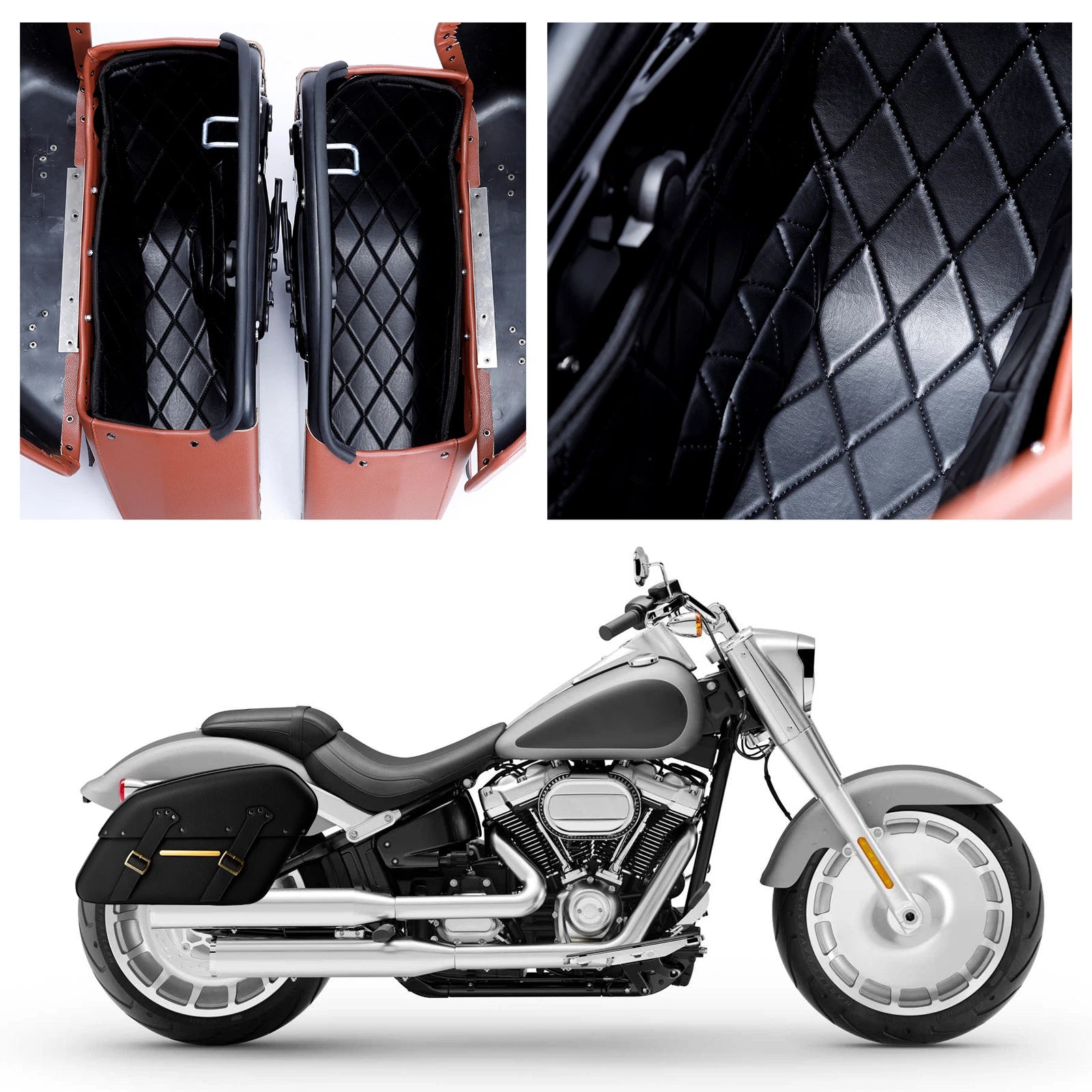 Saddlebag Liners Inserts for Harley FLFB FLFBS FXBR FXBRS (2018–2026)