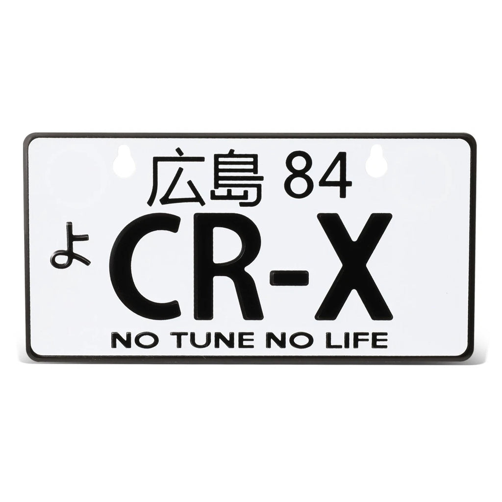 NRG Innovations Aluminum Mini License Plate for Hiroshima JDM (MP-001-CR-X)
