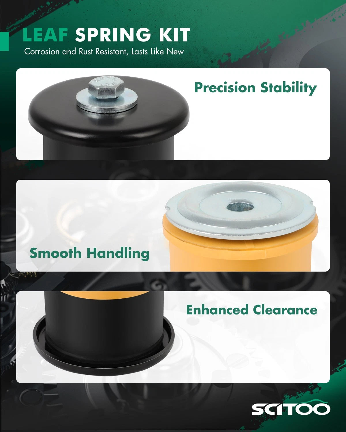 Rear Body Mount Bushing Kit for Ford F250 F350 F450 F550 (2005–2007)