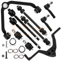 Set of 10 Front Control Arm Ball Joints Tie Rods Sway Bars for Ford Ranger (1998–2001)