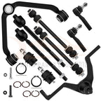 Set of 10 Front Control Arm Ball Joints Tie Rods Sway Bars for Ford Ranger (1998–2001)