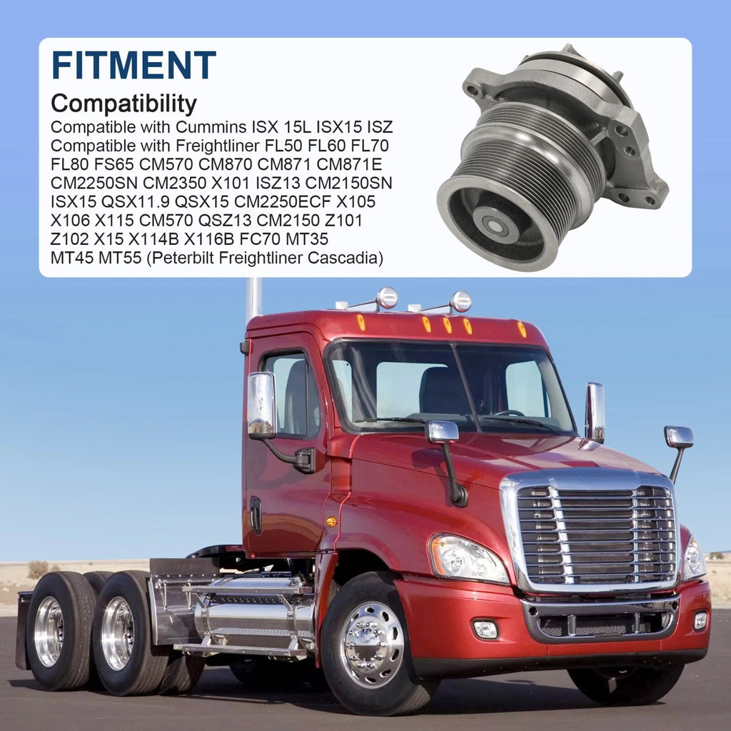 Water Pump for Cummins ISX ISZ (2007-2023)