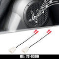 2X Speaker Connector Harness Adapter 72-9300 for Nissan Sentra (1987–1990)