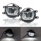 Set of 2 LED Fog Lights Assembly for Toyota Sienna (2018–2020) Chrome