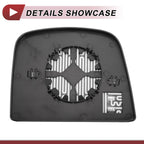 Heated Left Driver Side Upper Tow Mirror Glass for Chevrolet 