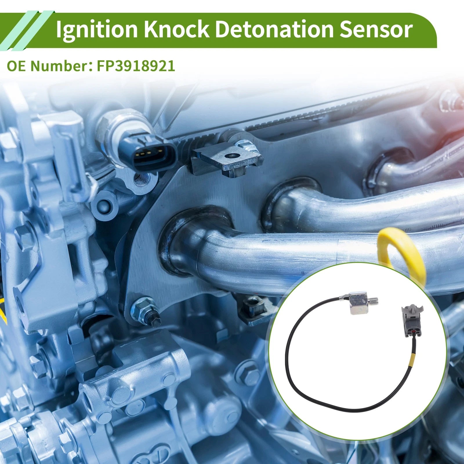 1 Pc Ignition Knock Detonation Sensor No.FP3918921 for Mazda 626 (1998–2002)