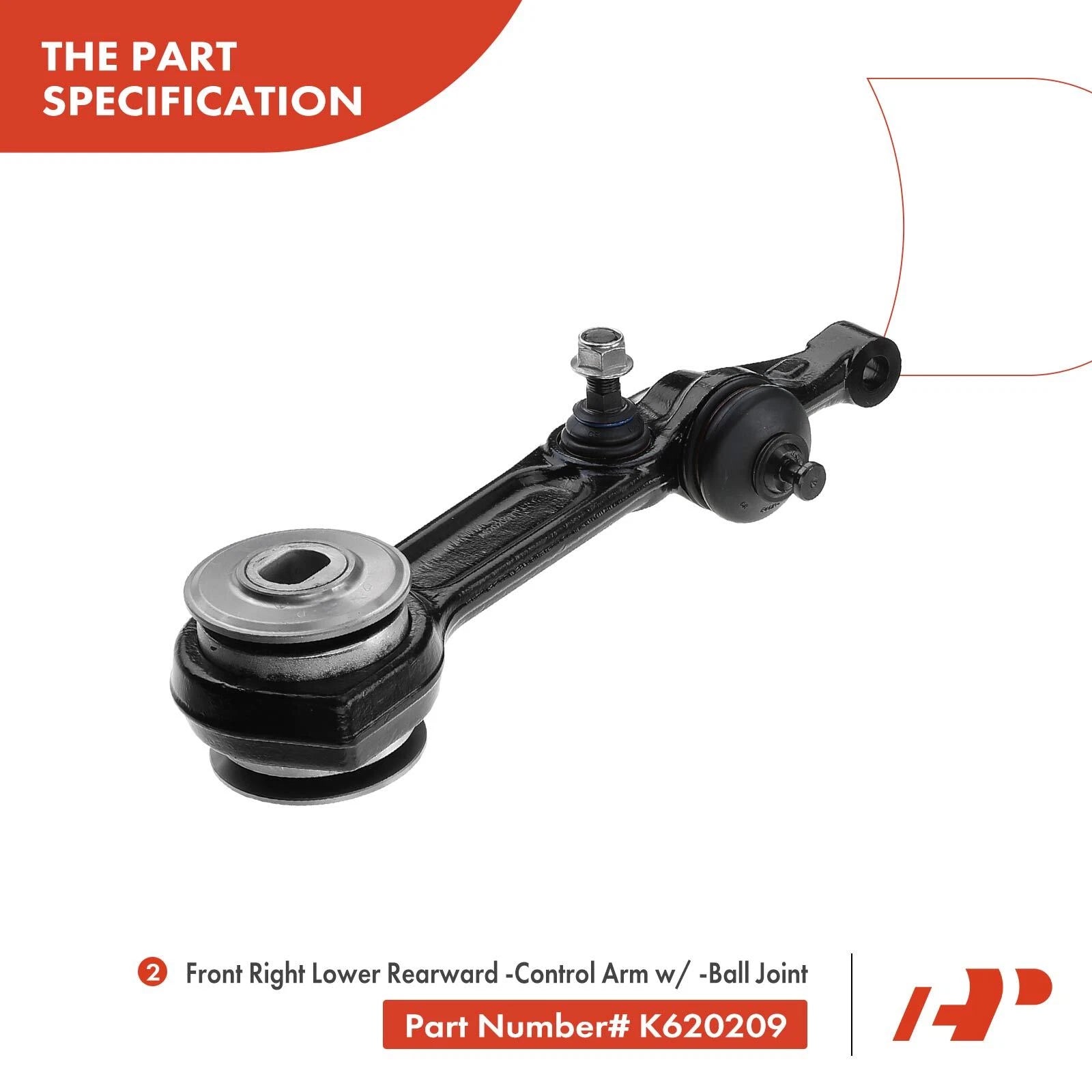 Set of 4 Control Arms with Ball Joints for Mercedes-Benz W220 (1999–2006)