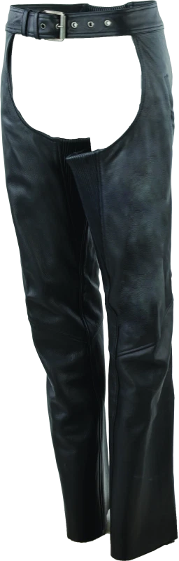 Leather Chaps for Kuryakyn River Road Plains Women Black Small