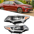 Headlight Assembly Set for Kia Optima (2016â2018) Halogen