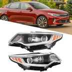 Headlight Assembly Set for Kia Optima (2016â2018) Halogen