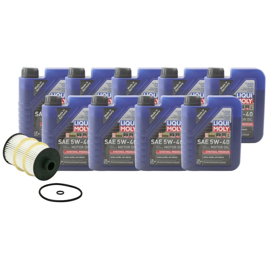 Liqui Moly Synthoil Premium 5W-40 Engine Oil Change Kit for A8 Quattro (1994–2020)