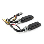 LED Mini Turn Signal Amber Lights for Cafe Racer Bobber