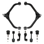 8x Front Upper Control Arms Ball Joints Tie Rods for Jeep Liberty (2005–2007)