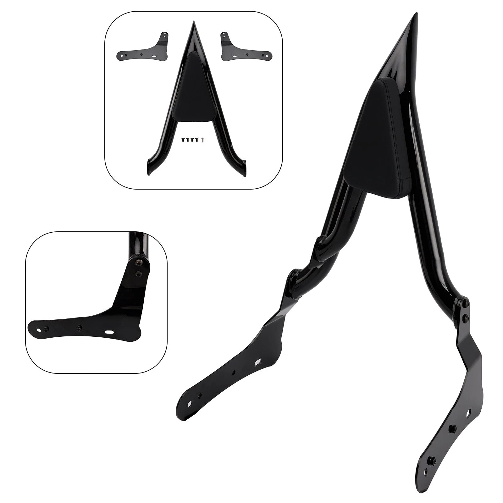 Passenger Sissy Bar Backrest for Kawasaki VN650 Vulcan S 650 (2015–2024)