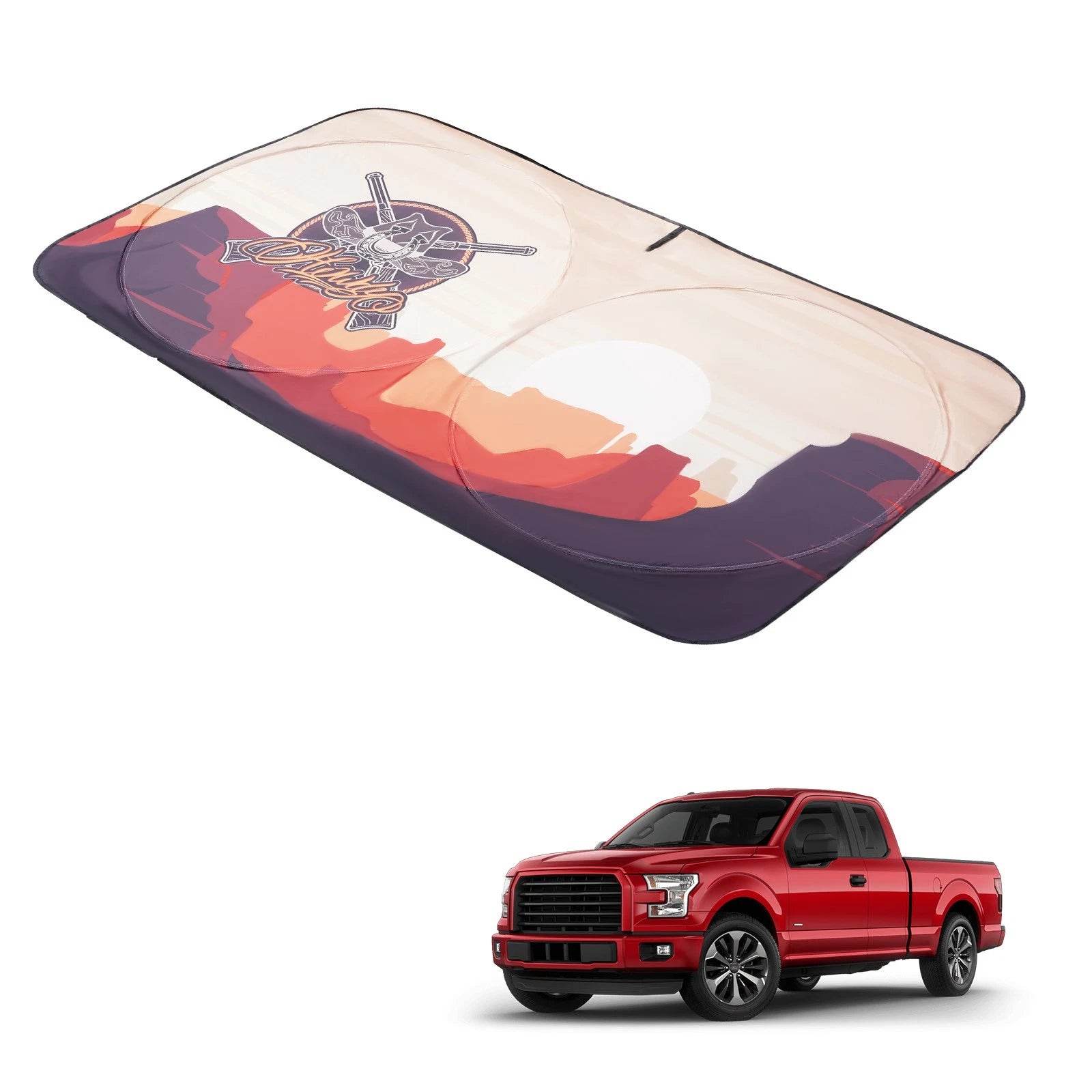 Foldable Front Windshield Sun Shade for Ford F-150 (2015–2020)
