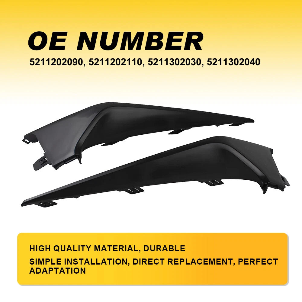 Set of 2 Front Bumper Grille Lower Trim Molding for Toyota Corolla (2020–2022)