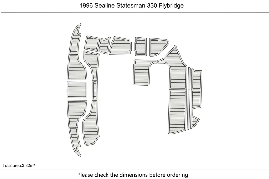 EVA Foam Floor for Sealine Statesman 330 Flybridge (1996)