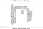 EVA Foam Floor for Sealine Statesman 330 Flybridge (1996)