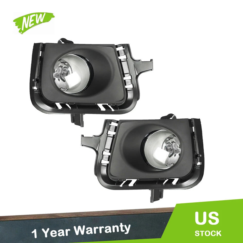 Set of 2 Bumper Fog Lights with Wiring for Toyota Prius C (2012–2014)