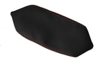 Console Lid Armrest Cover for Hyundai Kona (2018–2020) Carbon Fiber Red Stitch