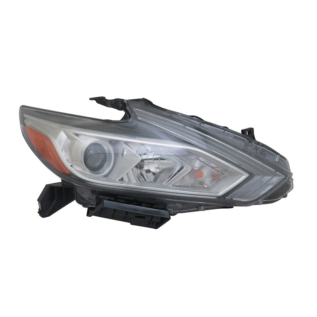 Replacement Passenger Side Halogen Headlight Assembly w Chrome Bezel for Toyota RAV4 (2006–2012)