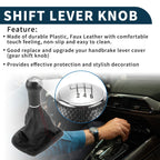 6 Speed Gear Shifter Knob with Cover No. 1J0711113C for Volkswagen Golf (2010–2014)