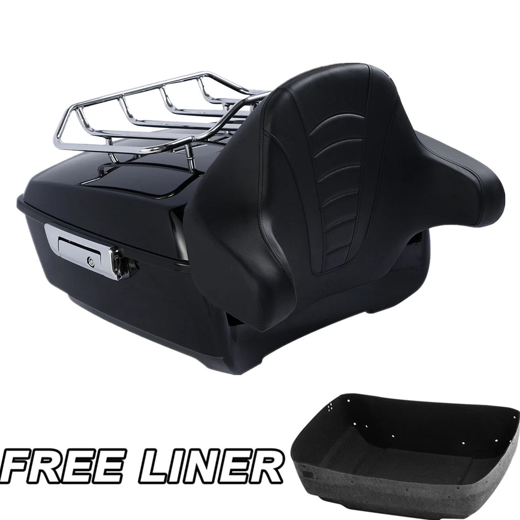 Trunk Luggage Rack Backrest for Harley Touring Road Glide King (2014–2025)