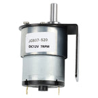 DC Gear Motor 12V 7RPM with D Shaft JGB37 for Automotive Applications