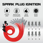 10X Spark Plug Wires +8 Plug for Dodge 1500 2500 3500 (1990–2003) 2X1266