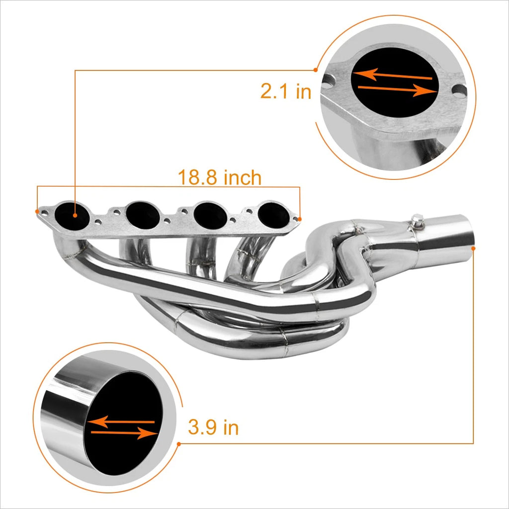 Stainless Steel Exhaust Manifold Header for Chevy BBC Big Block (496)