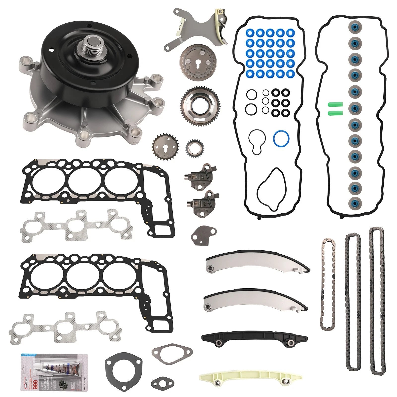 Engine Timing Chain Kit & Water Pump for Dodge Durango 3.7L V6 (2005–2009)