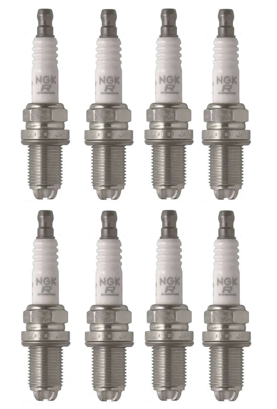 Set of 8 Spark Plugs NGK BKR6EQUP for Audi A6 Quattro, BMW E39, E63, E64