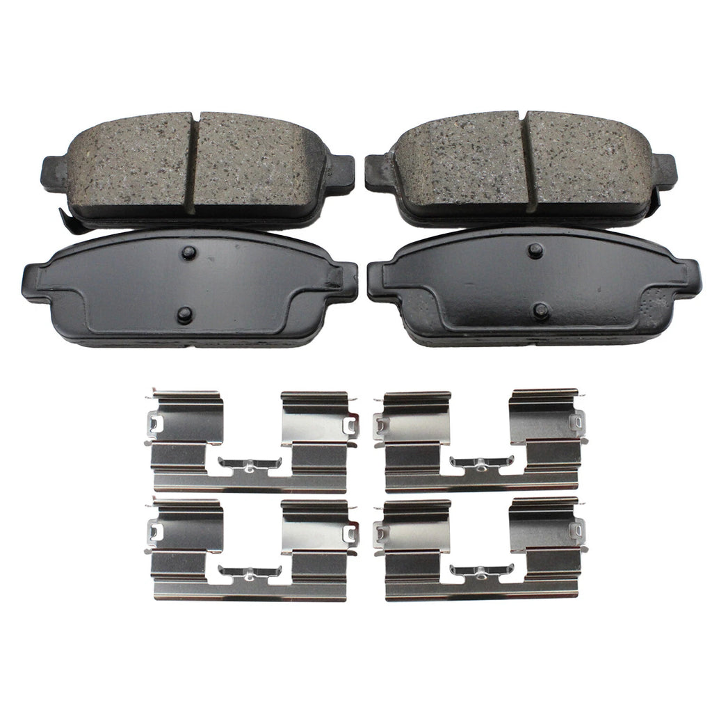 Set of 4 TRW Pro Rear Ceramic Brake Pads for Buick Encore Verano Chevy Cruze Trax Volt (2013–2021)