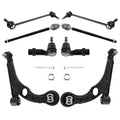 8x Front Lower Control Arms Sway Bars Tie Rods for Dodge Dart (2013–2016) ES801129
