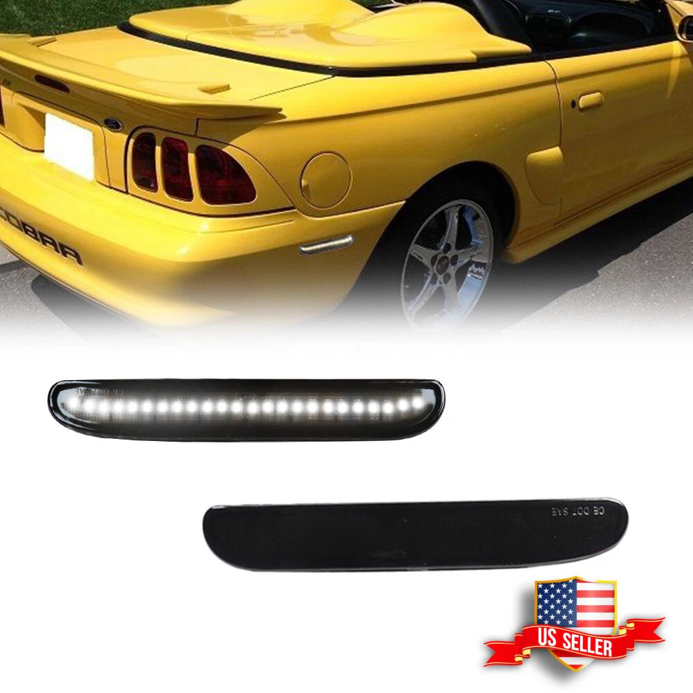 Smoke LED Side Marker Light Reflector for Ford Mustang (1994–1998)