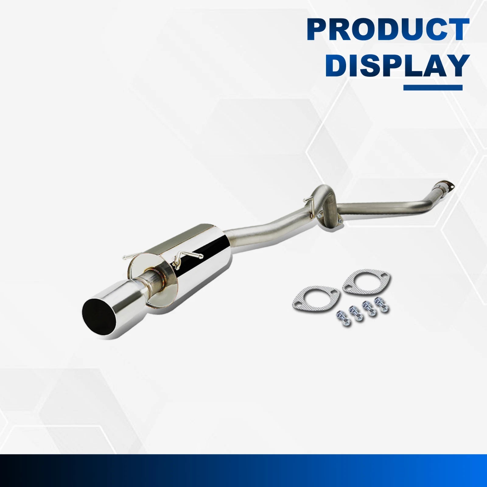 3.5" Catback Exhaust Kit for Chevy Cobalt/G5 (2005–2010) - Muffler Tip
