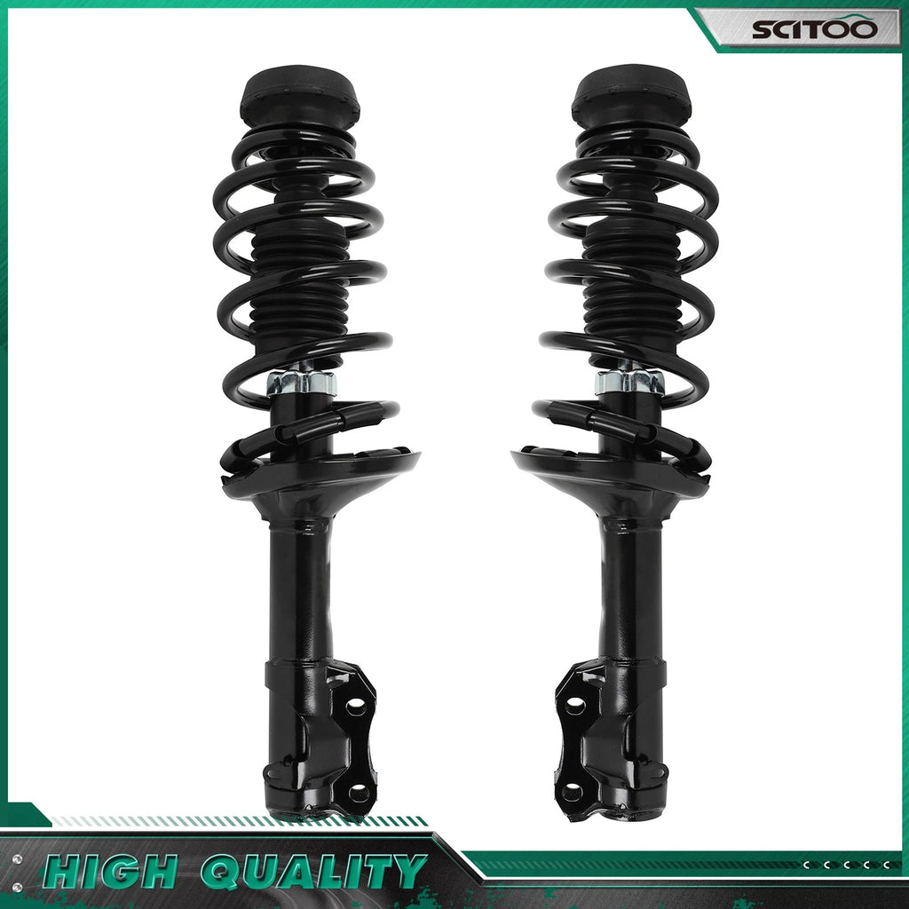 2X Quick Complete Strut Shocks & Spring Assemblies for VW Golf Jetta (1993–1998)